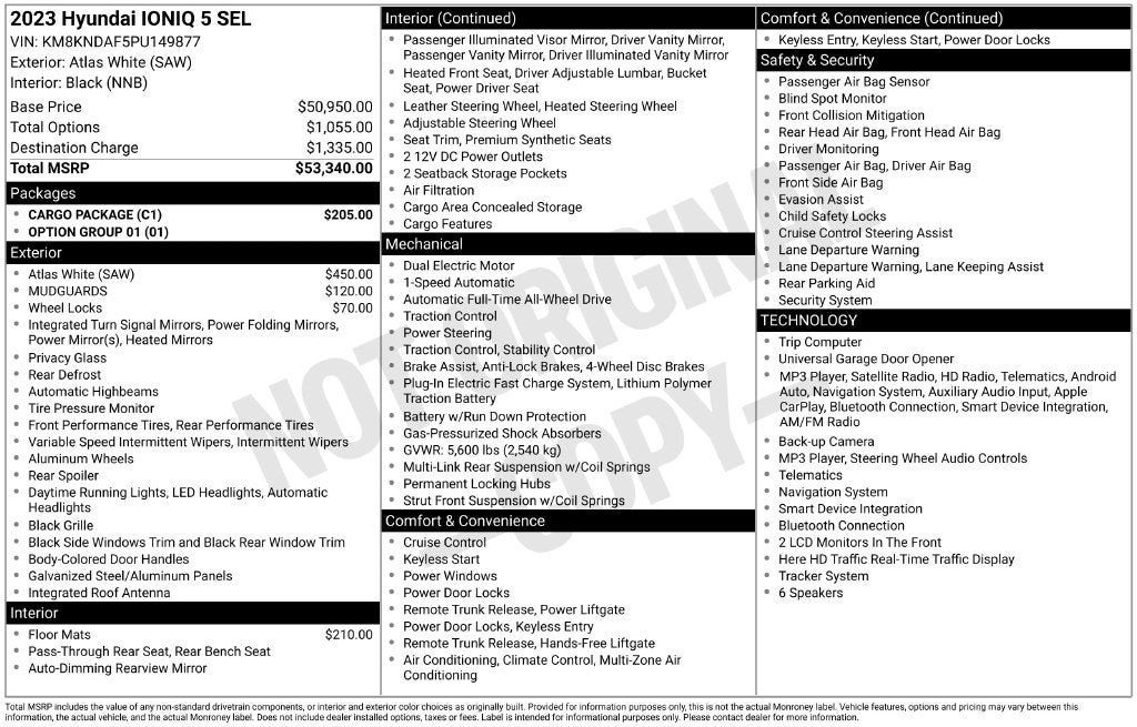 2023 Hyundai IONIQ 5 SEL