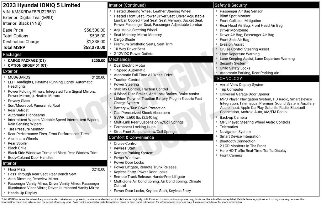 2023 Hyundai IONIQ 5 Limited