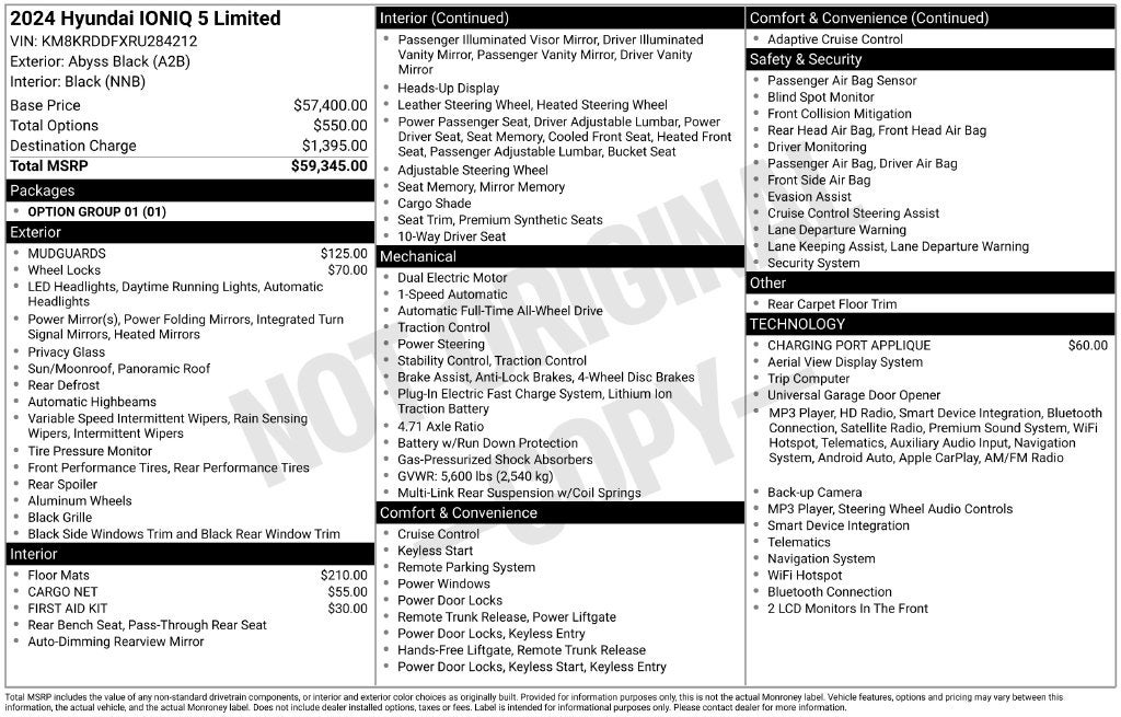 2024 Hyundai IONIQ 5 Limited