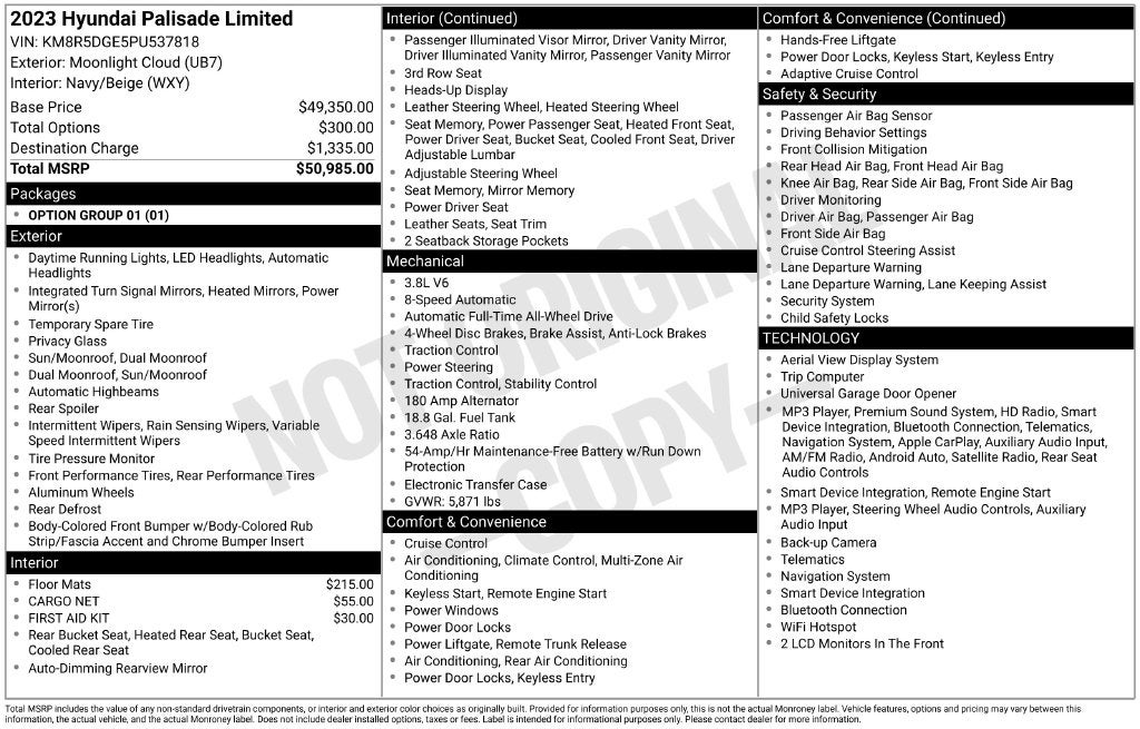 2023 Hyundai Palisade Limited