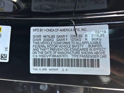 2019 Honda Accord Sport