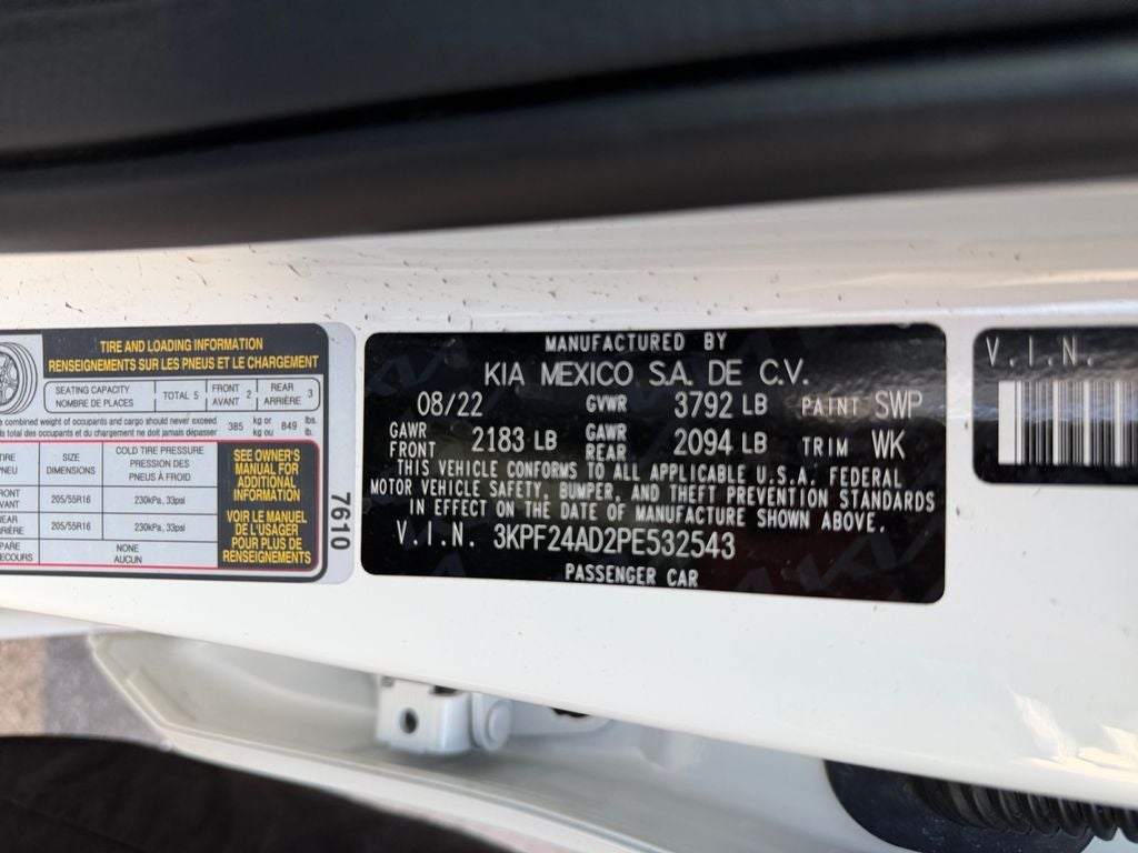 2023 Kia Forte LXS