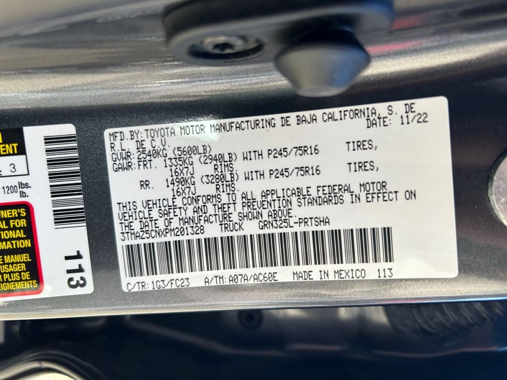 2023 Toyota Tacoma SR5 V6