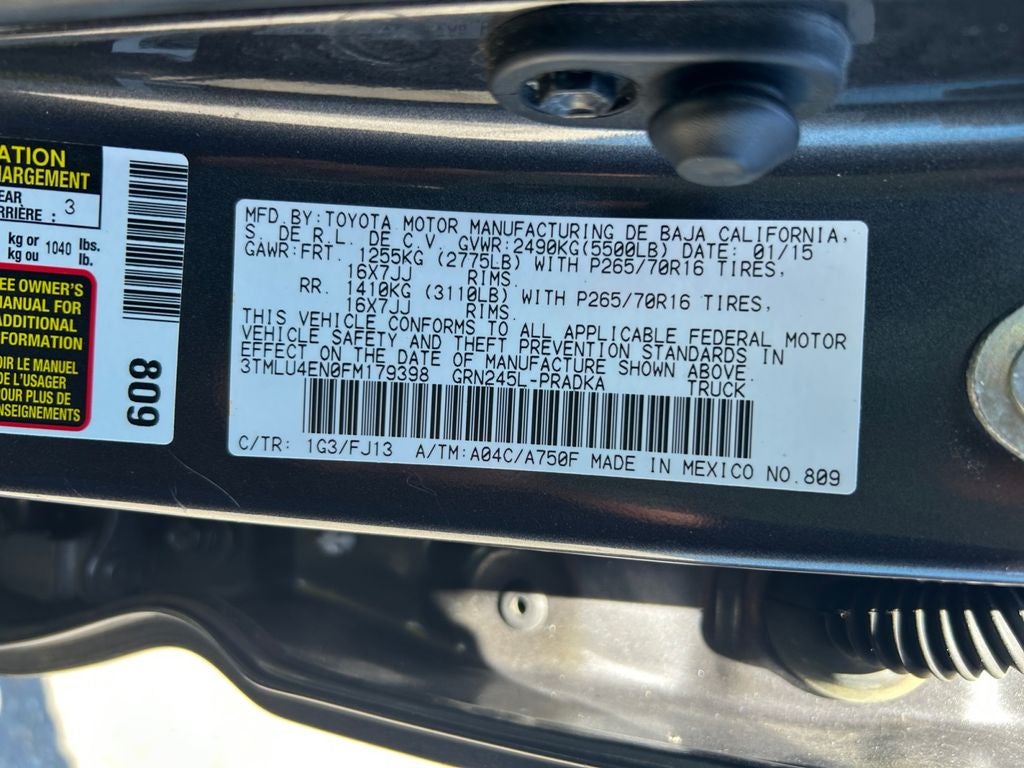 2015 Toyota TACOMA Base V6