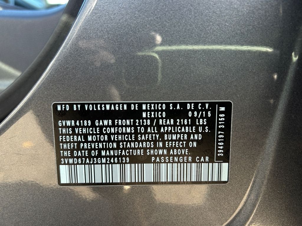 2016 Volkswagen Jetta 1.4T SE w/Connectivity