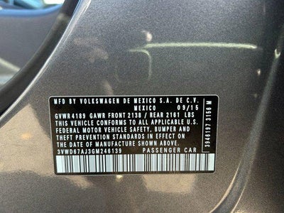 2016 Volkswagen Jetta 1.4T SE w/Connectivity