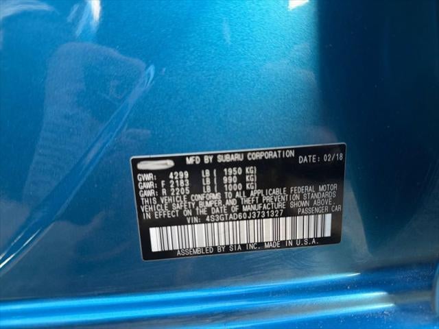 2018 Subaru Impreza 2.0i Premium 1 Owner