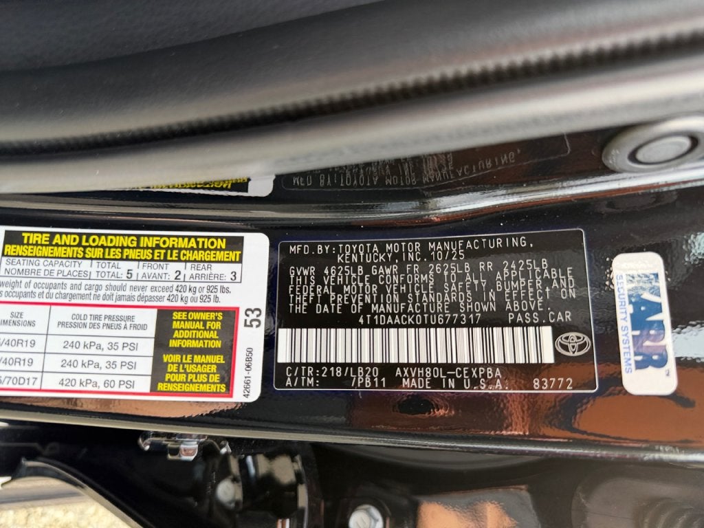 2026 Toyota Camry XSE