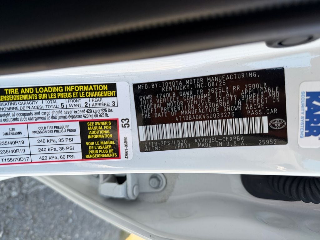 2025 Toyota Camry XSE