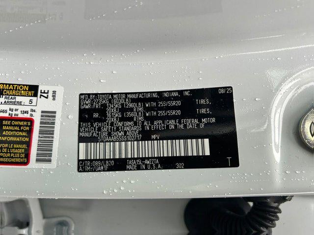 2025 Toyota GRAND HIGHLANDER Platinum