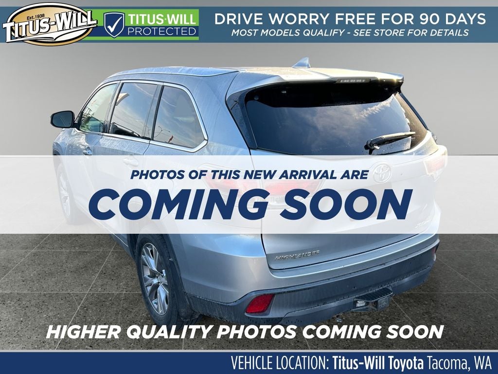 2014 Toyota HIGHLANDER XLE V6