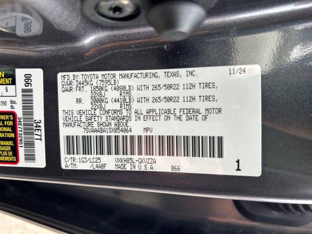 2025 Toyota SEQUOIA 4WD Capstone