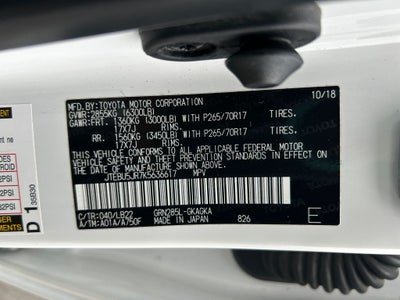 2019 Toyota 4RUNNER SR5