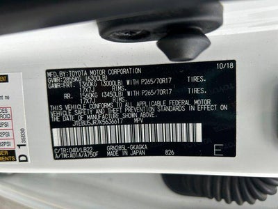 2019 Toyota 4RUNNER SR5