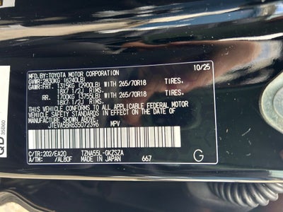 2025 Toyota 4Runner TRD Off-Road Premium
