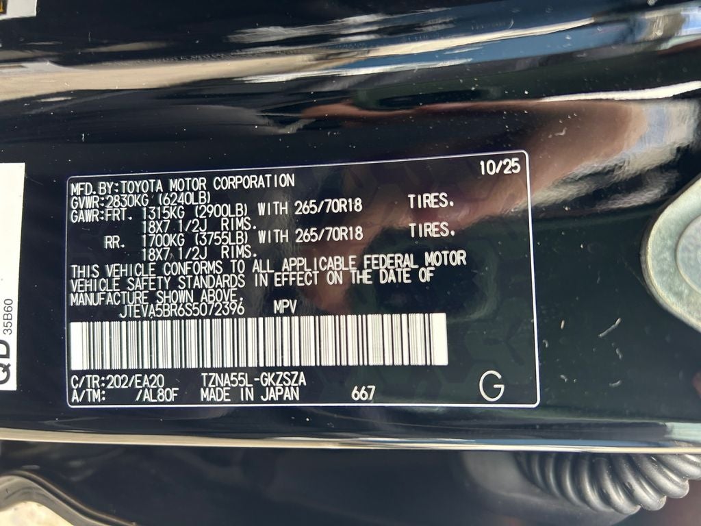 2025 Toyota 4Runner TRD Off-Road Premium