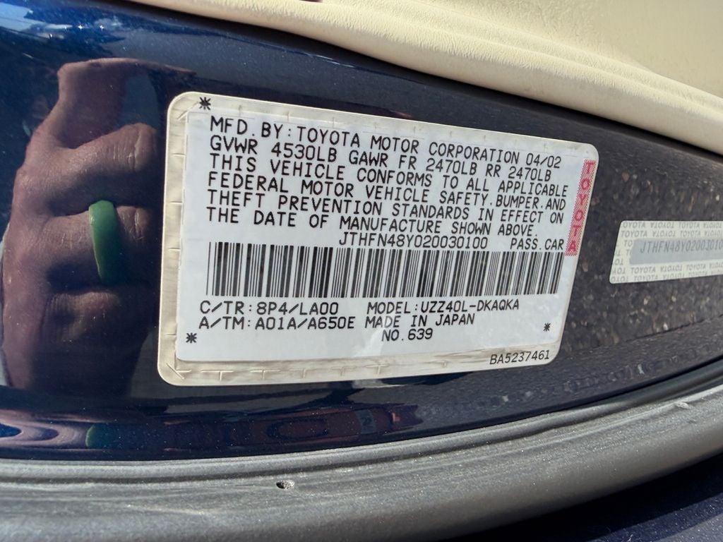 2002 Lexus SC 430 One of a Kind !