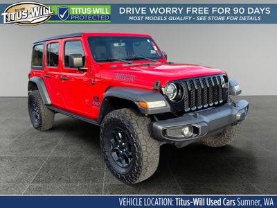 2023 Jeep Wrangler Willys 4xe Lifted w/ Wheel & Tire Package
