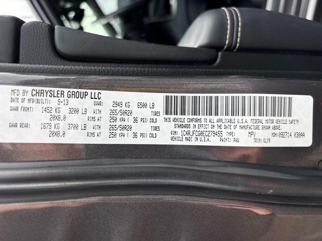 2014 Jeep Grand Cherokee Overland