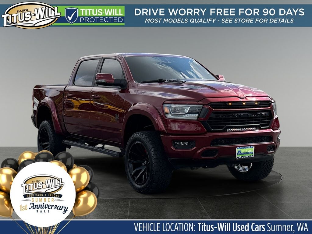 2024 RAM 1500 Laramie Rocky Ridge Lift Wheels & Tire Package