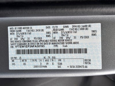 2022 Ford F-150 XLT
