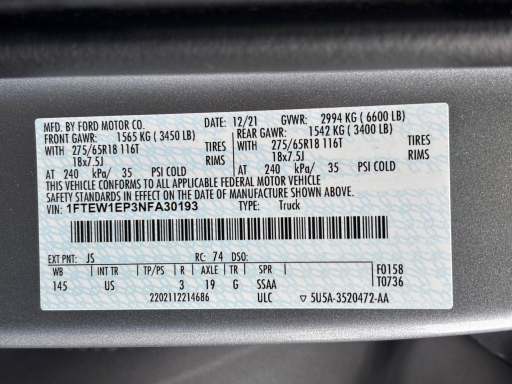 2022 Ford F-150 XLT