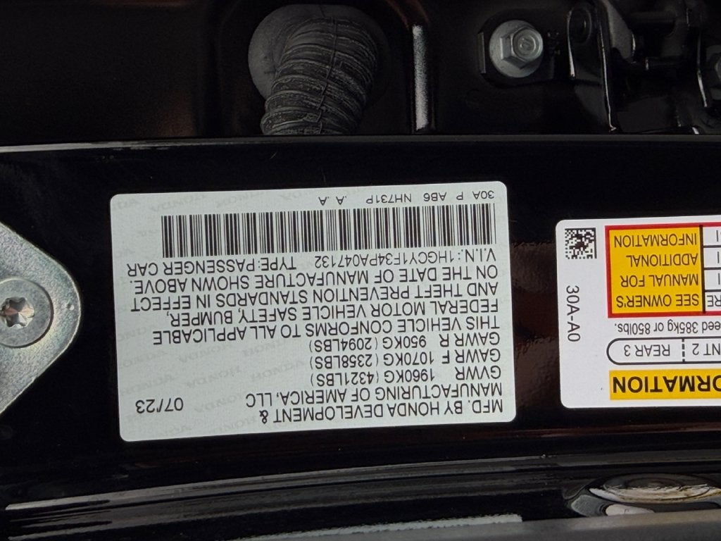 2023 Honda Accord EX
