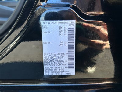 2025 Nissan Altima 2.5 SV