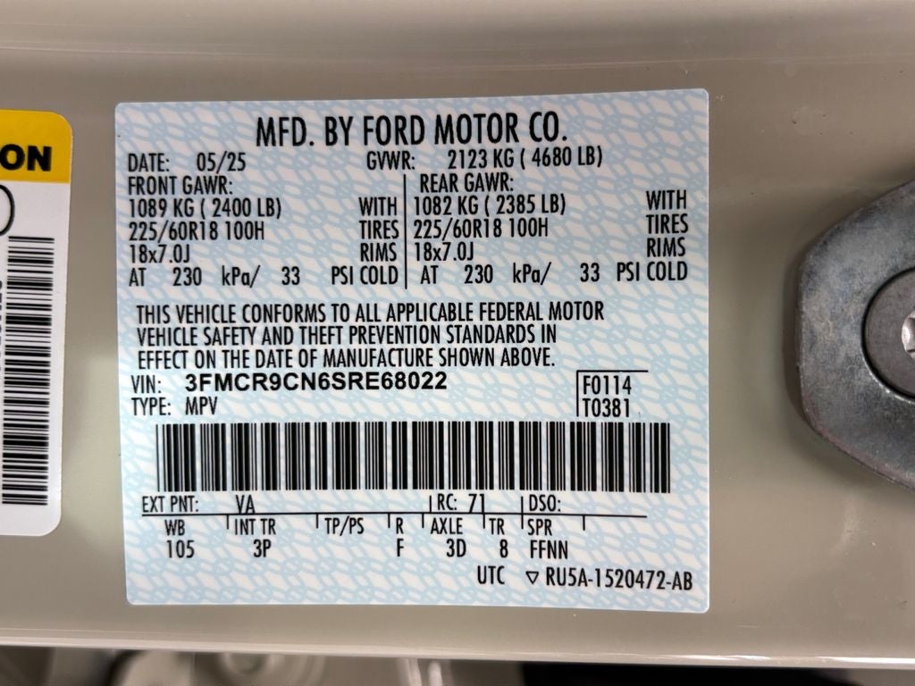 2025 Ford Bronco Sport Outer Banks