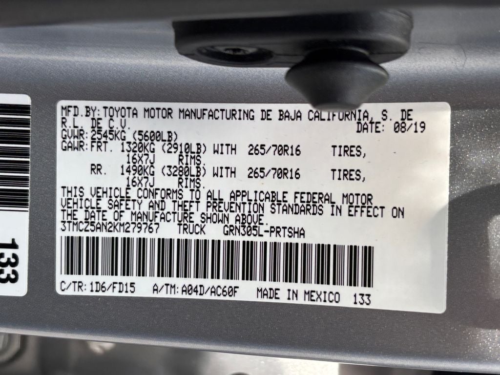 2019 Toyota Tacoma TRD Off-Road V6