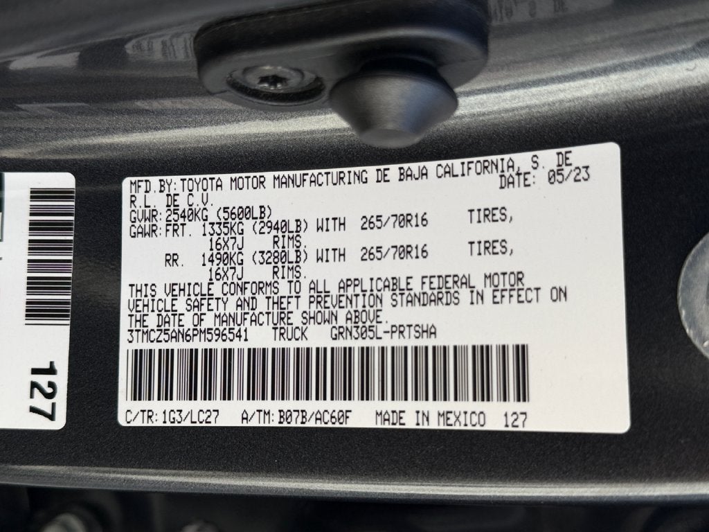 2023 Toyota Tacoma TRD Off-Road V6