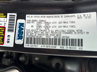 2023 Toyota Tacoma TRD Off-Road V6