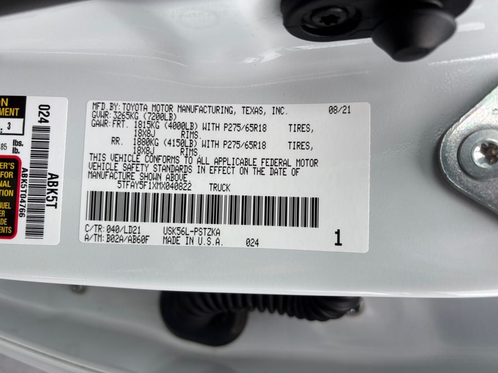 2021 Toyota Tundra 1794