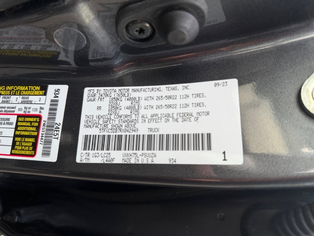 2024 Toyota Tundra Hybrid Capstone