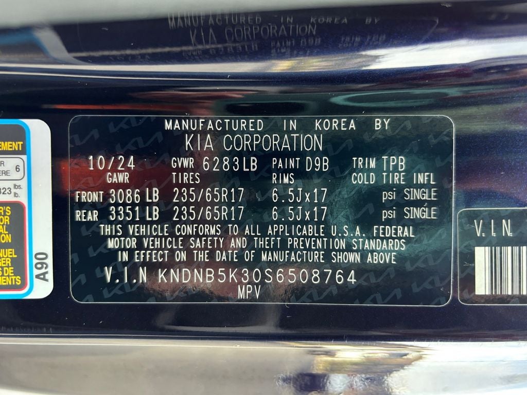 2025 Kia Carnival LXS